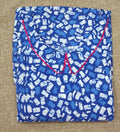 Cotton Pleated, Side zip, Side elastic Large Printed Maternity Wear