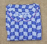 Cotton Pleated, Side zip, Side elastic Large Printed Maternity Wear