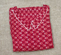 Cotton Pleated, Side zip, Side elastic Large Printed Maternity Wear