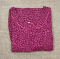 Cotton Pleated, Side zip, Side elastic Large Printed Maternity Wear