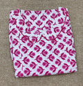 Cotton Pleated, Side zip, Side elastic Large Printed Maternity Wear