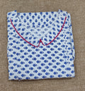 Cotton Pleated, Side zip, Side elastic Large Printed Maternity Wear