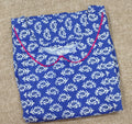 Cotton Pleated, Side zip, Side elastic Large Printed Maternity Wear