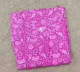 Cotton Pleated, Side zip, Side elastic Large Printed Maternity Wear