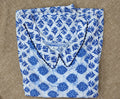 Cotton Pleated, Side zip, Side elastic Large Printed Maternity Wear