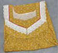 Soft Cotton Pleated, With Pockets, No Open Large Printed Nighty