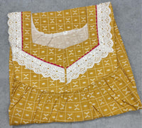 Soft Cotton Pleated, With Pockets, No Open Large Printed Nighty