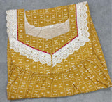 Soft Cotton Pleated, With Pockets, No Open Large Printed Nighty