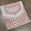 Cotton Pleated, With Pockets, Half Open Medium Printed Nighty