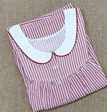 Soft Cotton Pleated, With Pockets, Half Open Medium Printed Nighty