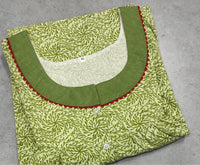 Bantex Pleated, With Pockets, Half Open Xlarge Printed Nighty