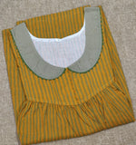 Soft Cotton Pleated, With Pockets, No Open Medium Printed Nighty