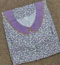 Cotton Pleated, With Pockets, Half Open Medium Printed Nighty