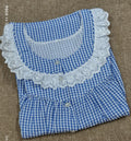 Bantex Pleated, With Pockets, Half Open Medium Printed Nighty