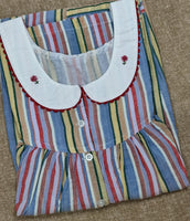 Bantex Pleated, With Pockets, Half Open Medium Printed Nighty
