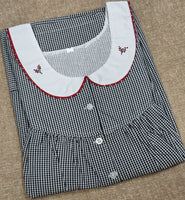 Cotton Pleated, With Pockets, Half Open Medium Printed Nighty