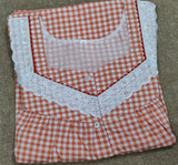 Soft Cotton Pleated, With Pockets, Half Open Large Printed Nighty