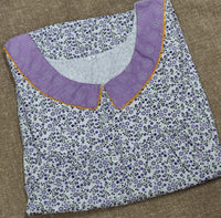 Bantex Pleated, With Pockets, Half Open Large Printed Nighty