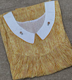 Soft Cotton Pleated, With Pockets, No Open Medium Printed Nighty