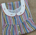 Bantex Pleated, With Pockets, Half Open Large Printed Nighty
