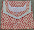 Cotton Pleated, With Pockets, Half Open Xlarge Printed Nighty