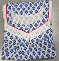 Cotton Pleated, Full Open Large Printed Nighty