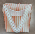 Cotton Pockets, Back A-line, No Open, Side elastic Medium Printed Frock Nighty