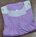 Cotton Pleated, With Pockets, Half Open Large Printed Nighty