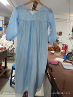Soft Cotton Side zip, Back A-line, Side elastic Medium Plus Printed Maternity Wear