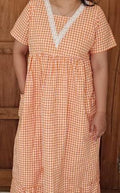 Bantex Pleated, With Pockets, Back A-line, Side elastic Medium Printed Maternity Wear