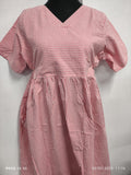 Cotton Side zip, Pockets, Back A-line, Side elastic Large Printed Maternity Wear