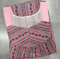 Soft Cotton Pleated, With Pockets, No Open Large Printed Nighty