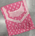 Soft Cotton Pleated, Pockets, No Open Large Printed Nighty