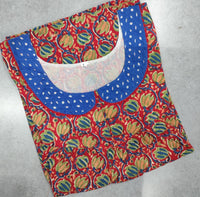 Soft Cotton Pleated, With Pockets, No Open Large Printed Nighty