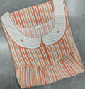 Bantex Pleated, With Pockets, Half Open Large Printed Nighty