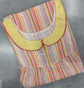 Bantex Pleated, Pockets, Half Open Large Printed Nighty