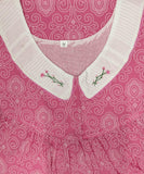 Soft Cotton Pleated, With Pockets, No Open Medium Printed Nighty