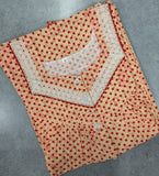 Cotton Pleated, With Pockets, Half Open Medium Printed Nighty