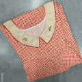 Cotton Pleated, With Pockets, No Open Medium Printed Nighty