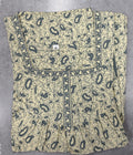 Cotton Pleated, With Pockets, No Open Medium Printed Nighty