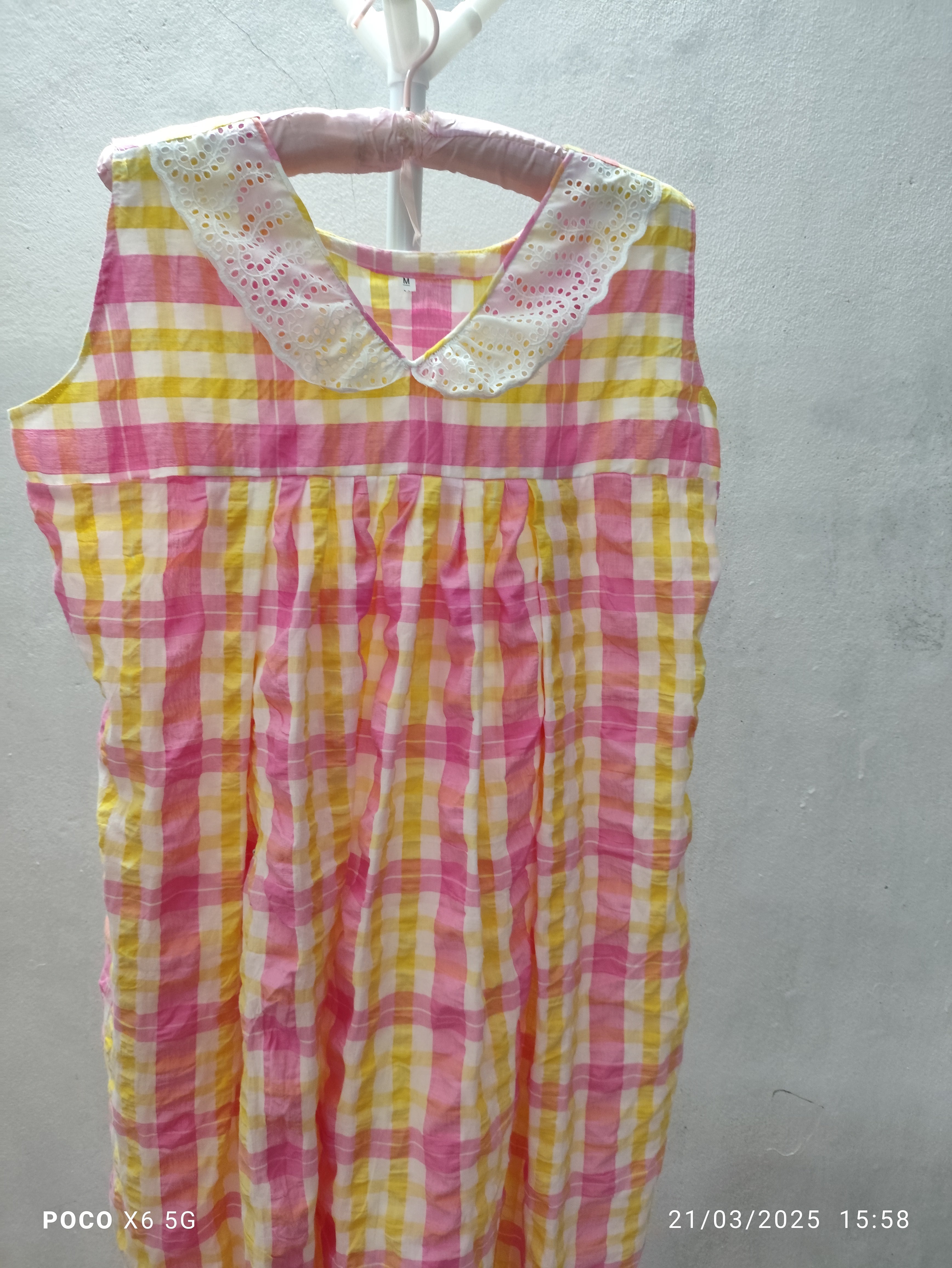Cotton Pleated, Side zip, With Pockets, Back A-line, Side elastic Large Printed Maternity Wear