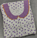 Cotton Pleated, Pockets, No Open Medium Printed Nighty