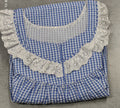 Cotton Pleated, Pockets, Half Open Medium Printed Nighty