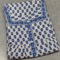 Cotton Pleated, With Pockets, Half Open Large Printed Nighty