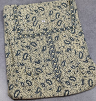 Cotton Pleated, With Pockets, No Open Large Printed Nighty