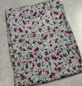 Cotton Pleated, No Open Medium Printed Nighty