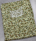 Cotton Pleated, No Open Medium Printed Nighty