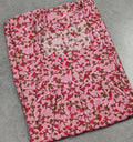Cotton Pleated, No Open Medium Printed Nighty