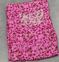 Cotton Pleated, No Open Medium Printed Nighty
