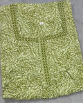 Cotton Pleated, With Pockets, No Open Small Printed Nighty